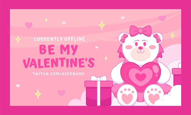 Valentine’s Day Celebration Twitch Background – Free Download