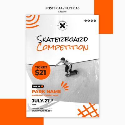 Skateboarding Lifestyle Poster – Free Download