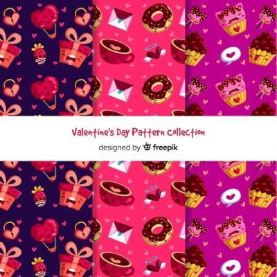 Valentine’s Day Food Patterns – Free Download for Stunning Designs