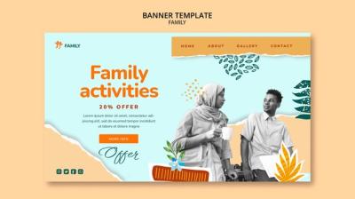 Family Workshop Landing Page Template – Free Download