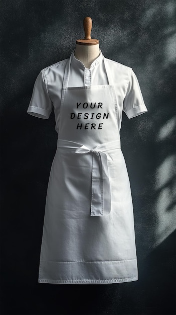 White Apron Mockup – Free Download, Free Stock Photo