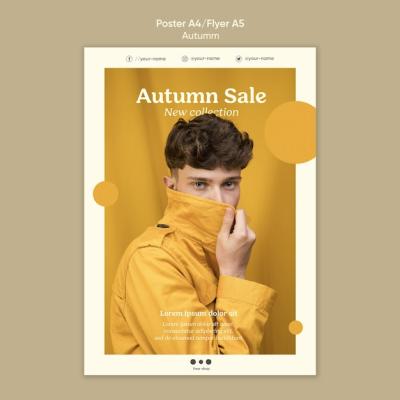 Autumn Sale Flyer Template – Free Download