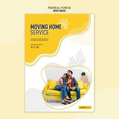 House Relocation Services Poster – Free Download, Download Free Stock Photo