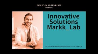 Hand Drawn Marketing Strategy Facebook Template – Free Download