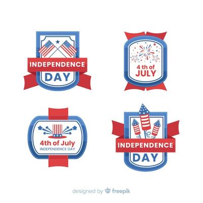 Fourth of July Label Collection – Free Download