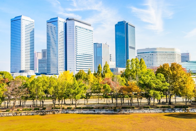 Trees Against a Skyscraper Backdrop – Free Stock Photo for Download