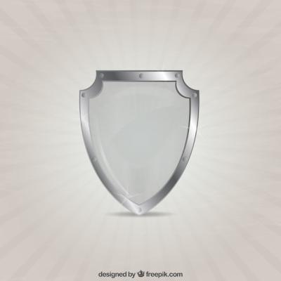 Shiny Shield Vector Template – Free Download