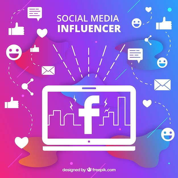 Facebook Influencer Background – Download Free Stock Photo