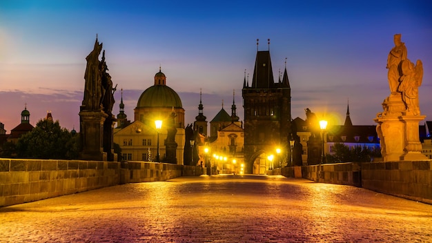 Charles Bridge in Prague at Summer Sunrise – Free Stock Photo, Download Free