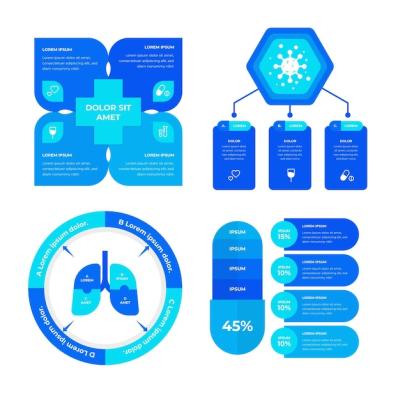 Gradient Medical Infographics – Free Download