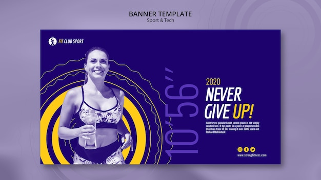 Fit Woman Promo Banner Template – Free Download