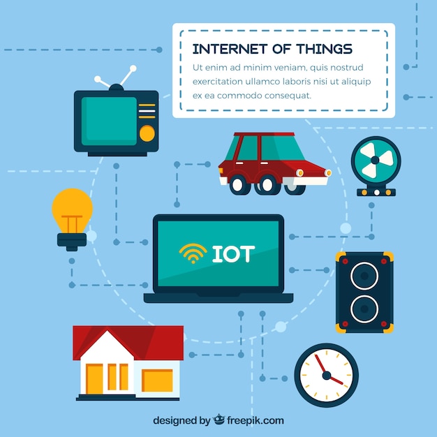 Background Featuring Internet-Connected Elements – Free Download