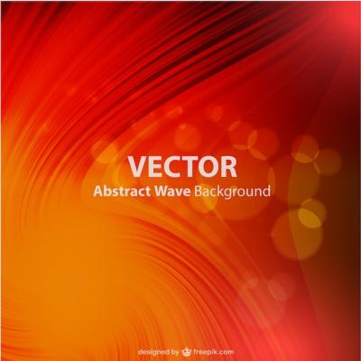 Red Wavy Background with Bokeh Effect – Free Stock Photo for Download
