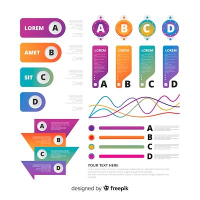 Infographic Steps Template for Effective Presentation – Free Download