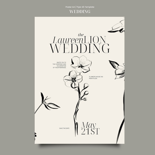 Wedding Template Design – Free Stock Photo, Download for Free