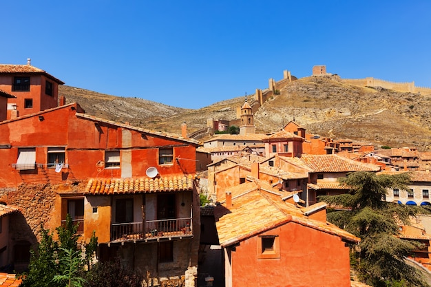 Medieval Street with Old Fortress Wall in AlbarracÃ­n – Free Stock Photo, Download for Free