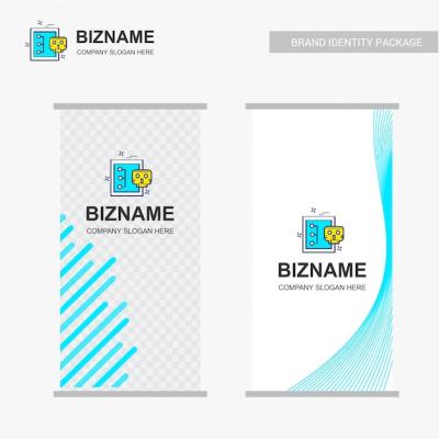 Company Ads Banner Design Featuring Company Logo Vector – Free Download