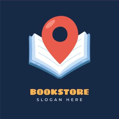 Hand Drawn Bookstore Logo – Free Download