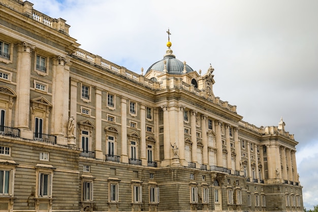 Royal Palace of Madrid, Spain on a Gloomy Day – Free Stock Photo for Download