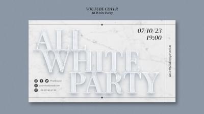 All White Party YouTube Cover – Free Download