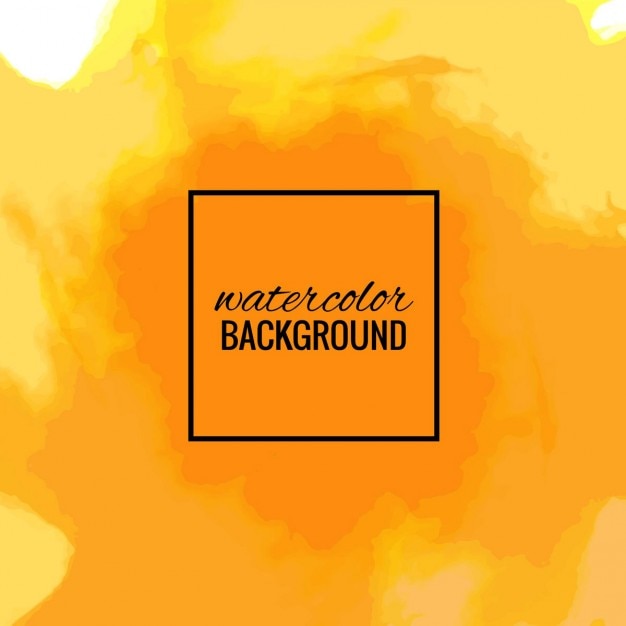 Watercolor Orange Background – Free Download Stock Photo