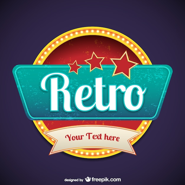 Retro Style Signage – Free Download, Free Stock Photo