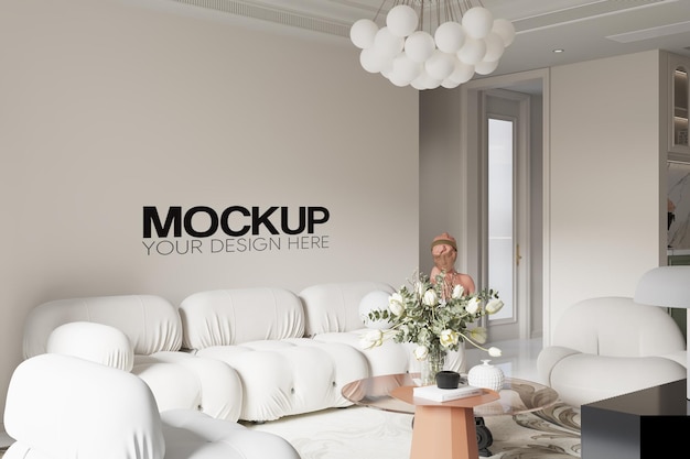 Interior Wall Mockup – Free Download