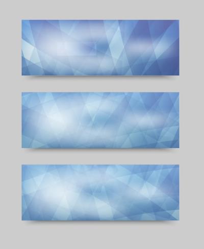 Vector Geometric Set Banner and Brochure Template – Free Download