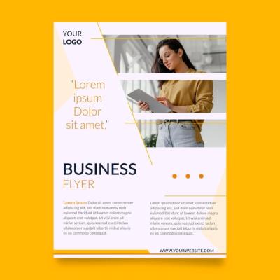 Colorful Business Flyer Design Template – Download Free Stock Photo