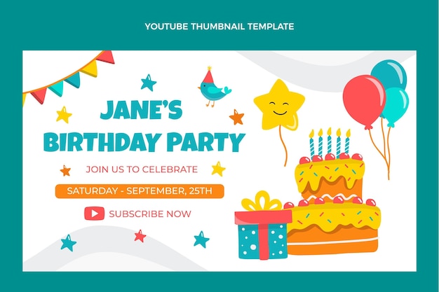 Childlike Birthday YouTube Thumbnail â Free to Download