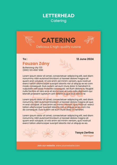 Catering Template Design – Free Stock Photo, Download for Free