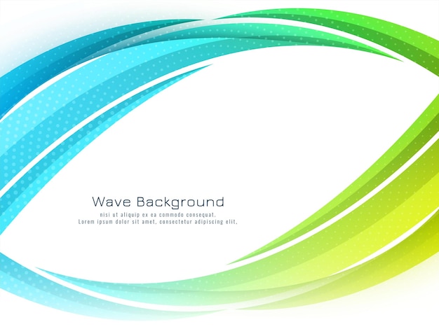 Abstract Colorful Wave Design Decorative Background – Free Download