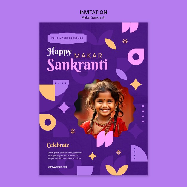 Makar Sankranti Template Design – Free Download