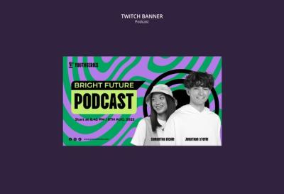 Creative Podcast Template Design for Engaging Audio Shows – Free Download