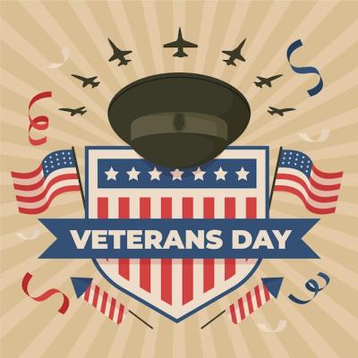 Vintage Veterans Day Concept – Download Free Stock Photo