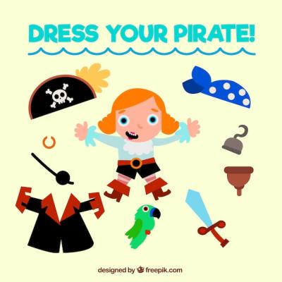 Different Accessories for Pirates – Free Download, Download Free Stock Photo