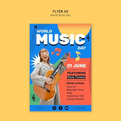 Music Festival Celebration Template – Free Download