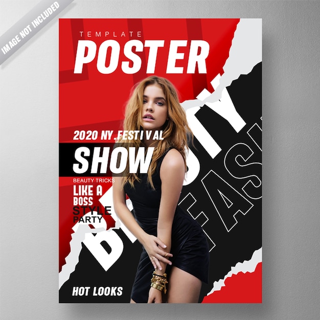 Magazine Fashion Poster – Free Download, Free Stock Photo