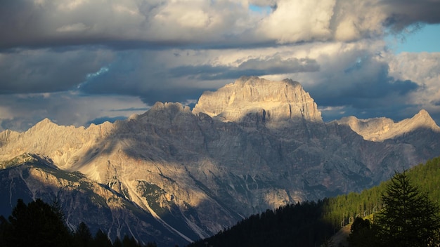 Stunning Sunset Over the Dolomite Alps in Italy – Free Download