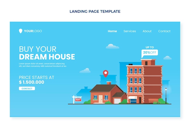 Real Estate Landing Page Templates – Free Download