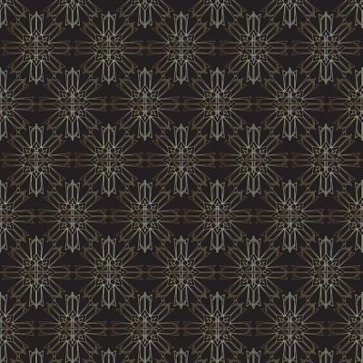 Golden Gradient Art Deco Pattern – Free Download