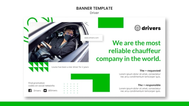 Driver Banner Template – Free to Download