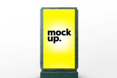 A Yellow Mock Up Sign – Free Stock Photo Download