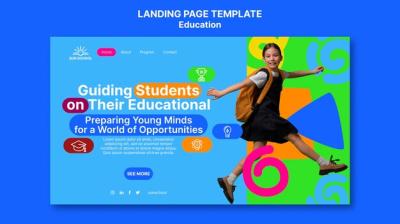 Education Template Design for Teachers and Students – Free Download