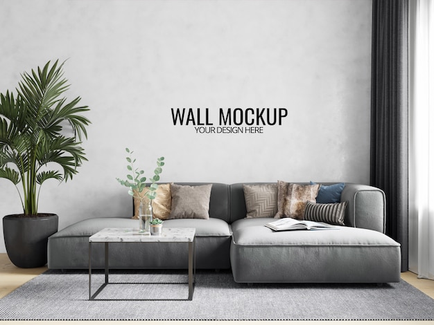 Interior Wallpaper Mockup for Free Download