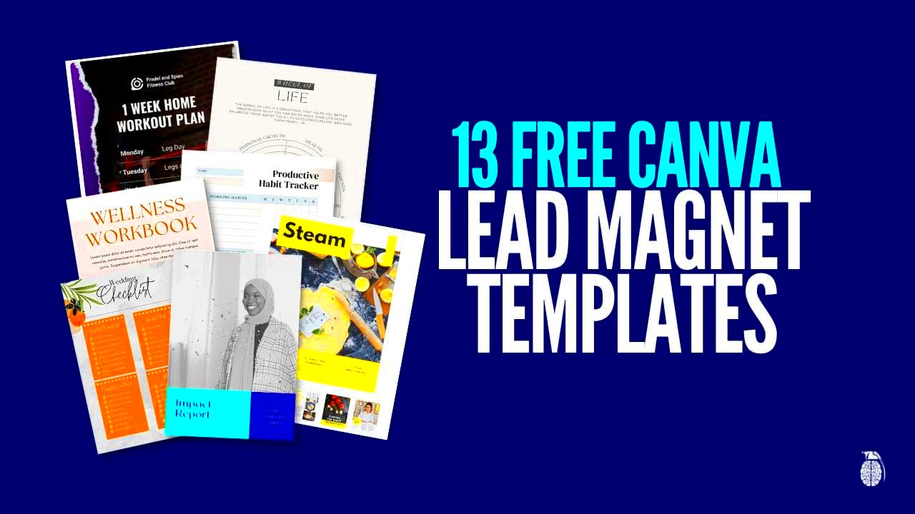 13 Free Canva Lead Magnet Templates That Actually Work