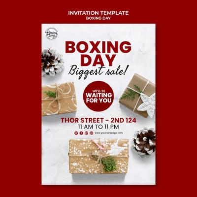 Boxing Day Template – Free to Download PSD Template