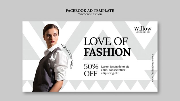 Women’s Fashion Facebook Template – Free to Download