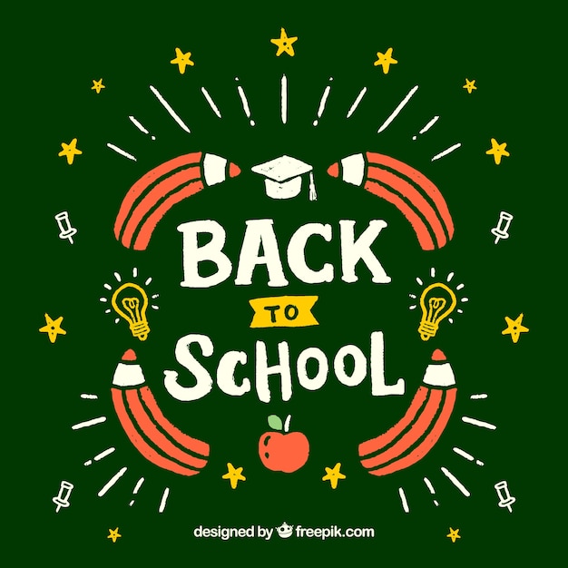 Back to School Concept Background – Free Download