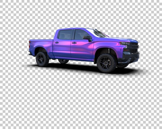 Purple Ford Truck with Black Tires – Free Download